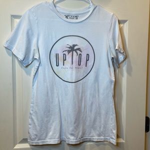 White Uptop Tee